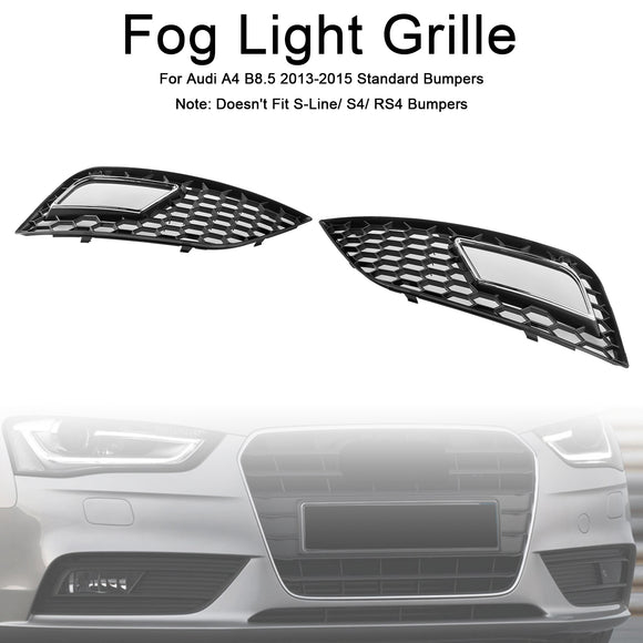 2013-2016 Audi A4 B8.5 a nido d'ape fendinebbia griglia paraurti anteriore copertura inferiore griglia nera 8K0807681K 8K0807682K