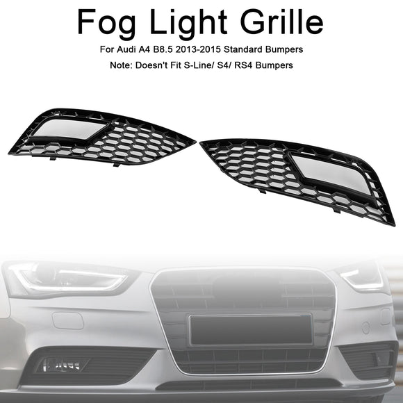 2013-2016 Audi A4 B8.5 a nido d'ape fendinebbia griglia paraurti anteriore copertura inferiore griglia nera 8K0807681K 8K0807682K
