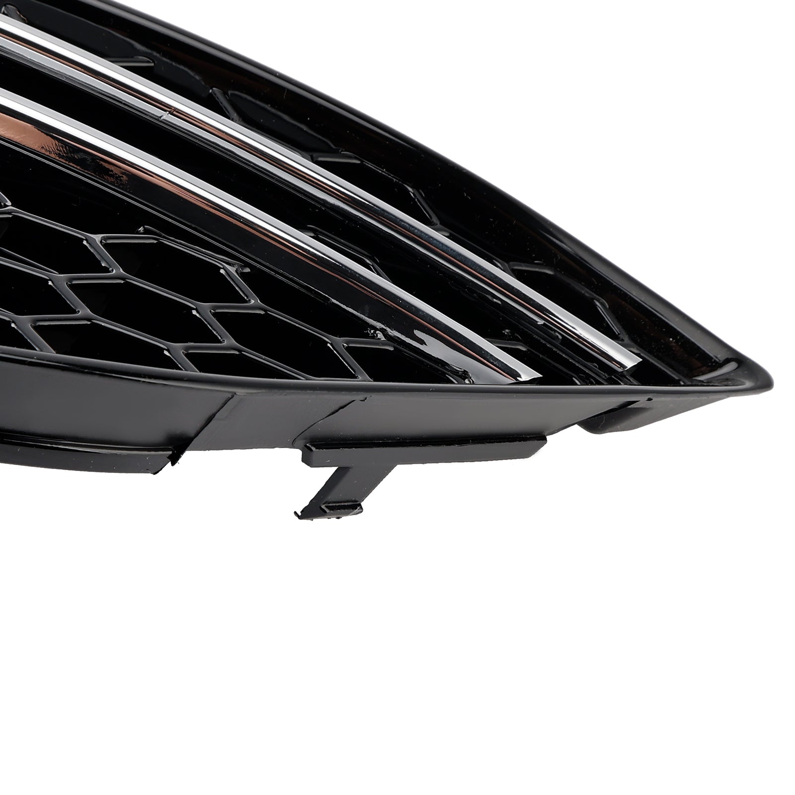 2013-2016 Audi A4 B8.5 Rejilla de luz antiniebla tipo panal parachoques delantero cubierta inferior parrilla negra 8K0807681K 8K0807682K