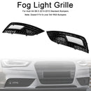 2013-2016 Audi A4 B8.5 a nido d'ape fendinebbia griglia paraurti anteriore copertura inferiore griglia nera 8K0807681K 8K0807682K-21