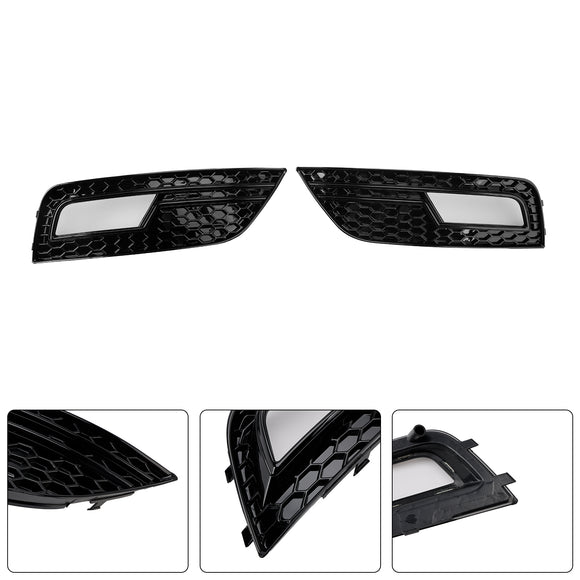 2013-2016 Audi A4 B8.5 a nido d'ape fendinebbia griglia paraurti anteriore copertura inferiore griglia nera 8K0807681K 8K0807682K