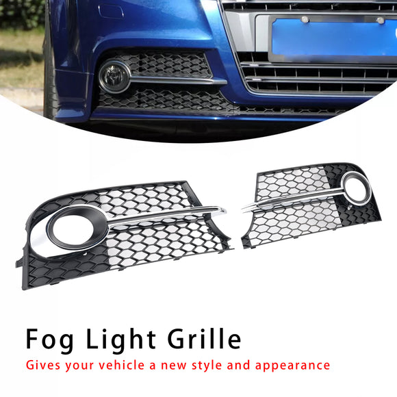 2011-2014 Audi TT MK2 S-Line/TTS Paraurti anteriore a nido d'ape Griglia fendinebbia Copertura inferiore nera