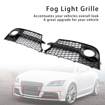 🚗 Audi TT 8J S-Line Fog Light Grille Grill・ STL File for 3D printing・Cults Sgtong フロントフォグライトグリル、 Tt Mk2 S-Line Tts 2011-2014 8J0807681Kt94 8J