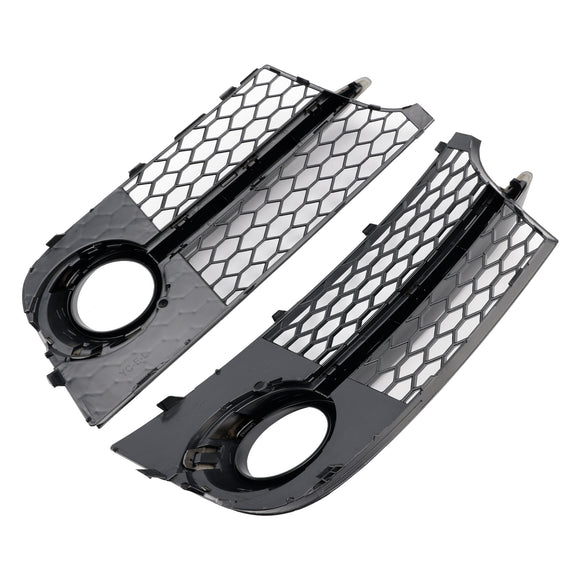 2011-2014 Audi TT MK2 S-Line/TTS Paraurti anteriore a nido d'ape Griglia fendinebbia Copertura inferiore nera