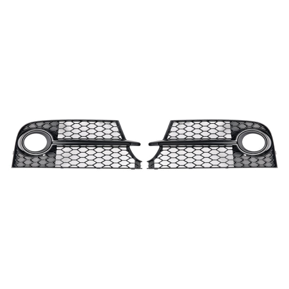 2011-2014 Audi TT MK2 S-Line/TTS Paraurti anteriore a nido d'ape Griglia fendinebbia Copertura inferiore nera