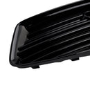 2018-2024 Audi A6 Standard C8 2PCS Frontstoßstange Unterer Grill Nebelscheinwerferabdeckung Schwarzer Grill-24