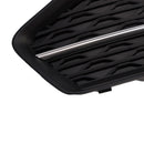 2018-2024 Audi A6 Standard C8 2PCS Frontstoßstange Unterer Grill Nebelscheinwerferabdeckung Schwarzer Grill-9