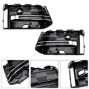 2023-2025 Audi A6 S Line/S6 C8 Facelift pare-chocs avant calandre inférieure 2 pièces calandre antibrouillard grille de couverture noire-17