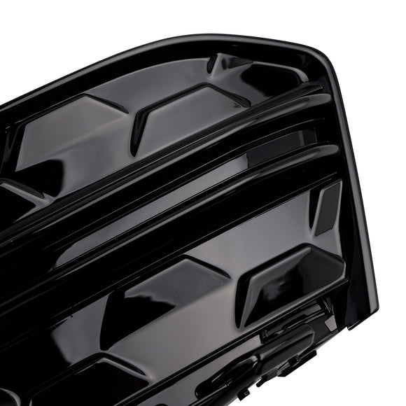2023-2025 Audi A6 S Line/S6 C8 Facelift pare-chocs avant calandre inférieure 2 pièces calandre antibrouillard grille de couverture noire