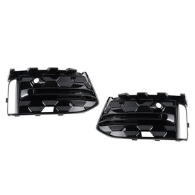 2023-2025 Audi A6 S Line/S6 C8 Facelift pare-chocs avant calandre inférieure 2 pièces calandre antibrouillard grille de couverture noire