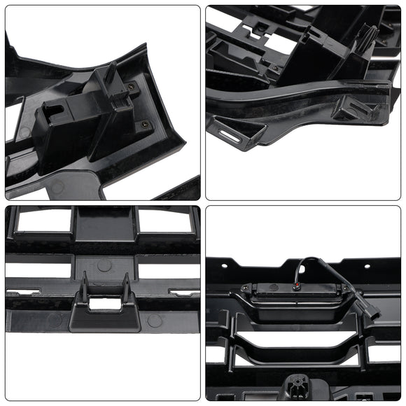 Calandre de Style Raptor pour pare-chocs avant Ford F150 2024 – 2025, Grille de remplacement noire avec lumière LED