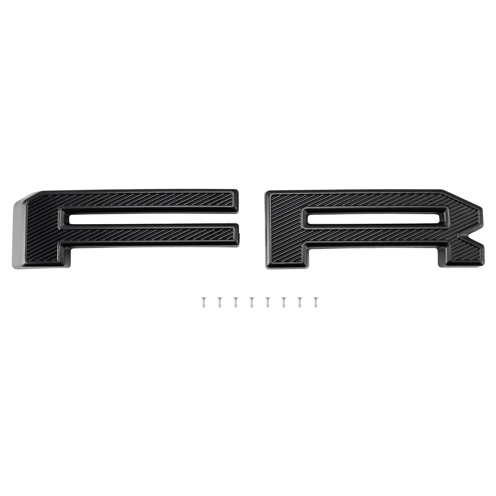 2024-2025 Ford F150 Raptor Style Front Grill Upper Bumper Black Grille W/ LED Light & Letter