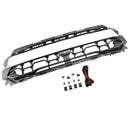 Raptor Style Grill For 2024-2026 Ford F150 Front Bumper Black Replacement Grille W/ LED Light & FORD Letter-11