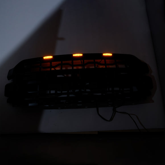 Ford F150 2024-2026 Front Grill Raptor Style Front Bumper Replacement Black Grille