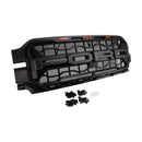 Ford F150 2024-2026 Front Grill Raptor Style Front Bumper Replacement Black Grille-12