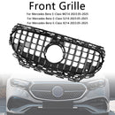 Mercedes-Benz Classe E 2024-2025 W214 Calandre de pare-chocs avant style GTR S214 X214, grille noire de remplacement-15