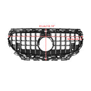 Mercedes-Benz Classe E 2024-2025 W214 Calandre de pare-chocs avant style GTR S214 X214, grille noire de remplacement-11