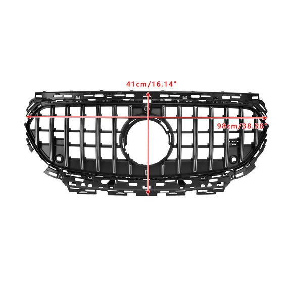 Mercedes-Benz Classe E 2024-2025 W214 Calandre de pare-chocs avant style GTR S214 X214, grille noire de remplacement