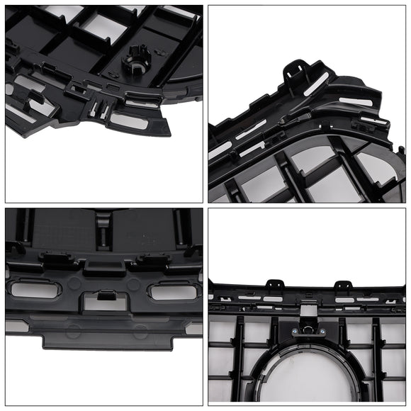 Mercedes-Benz Classe E 2024-2025 W214 Calandre de pare-chocs avant style GTR S214 X214, grille noire de remplacement