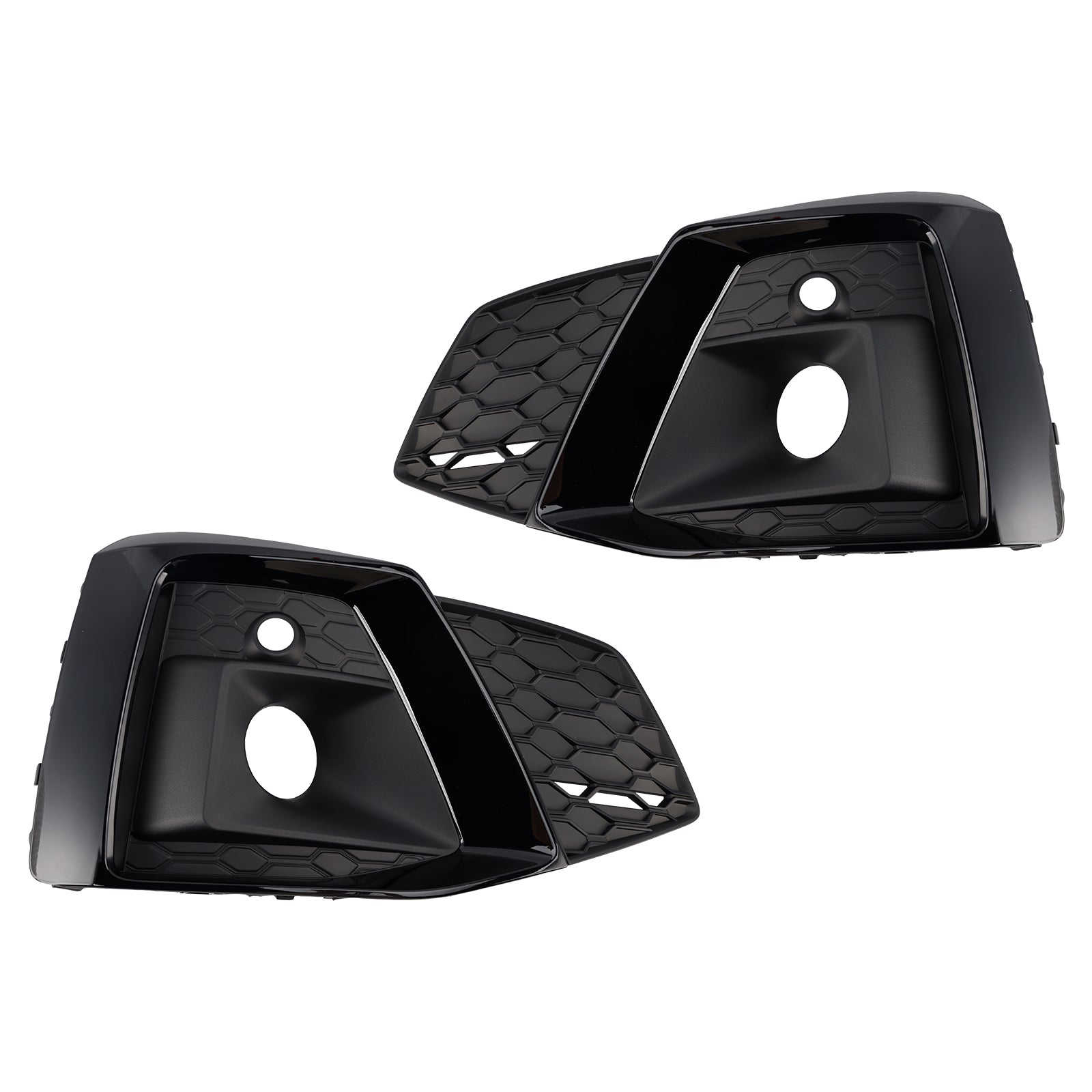 2020-2023 Audi A5 SLine / S5 Honeycomb Fog Light Grille 2PCS Front Bumper Lower Cover Black Grille 8W6807682T3Q7