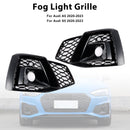 Griglia fendinebbia a nido d'ape Audi A5 SLine/S5 2020-2023, 2 pezzi, copertura inferiore paraurti anteriore, griglia nera 8W6807682T3Q7-11