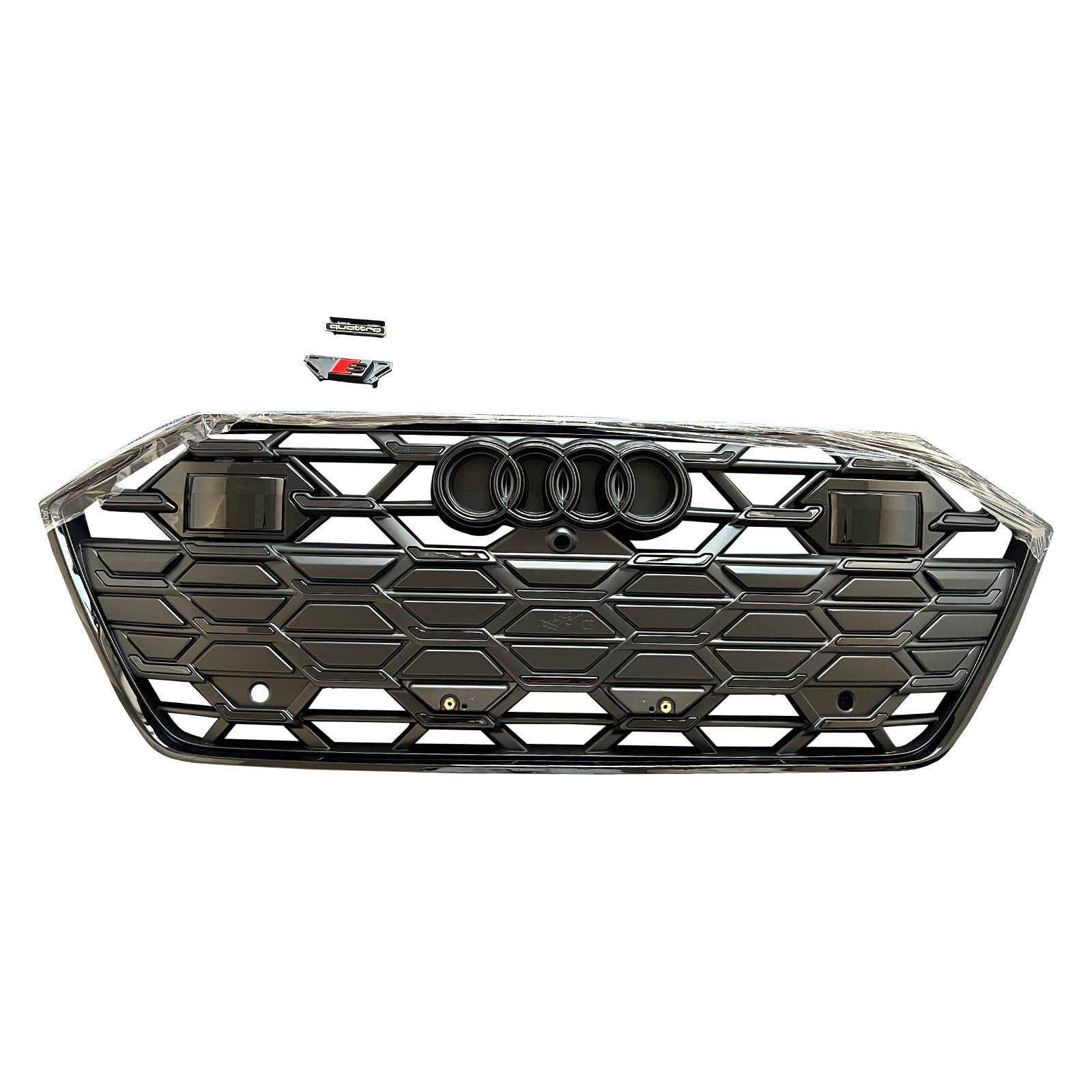 Audi A7 S7 C8 2019-2024 S7 Style Grille Front Bumper Black Grille W/ACC