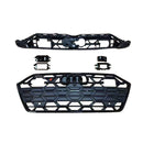 Audi A7 S7 C8 2019-2024 S7-stijl grille voorbumper zwarte grille met ACC-6