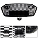 2019-2024 Audi A7 / A7 Sline / S7 C8 RS Style Grille Honeycomb Black Front Bumper Grill W/ ACC-5