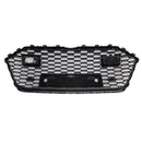 2019-2024 Audi A7 / A7 Sline / S7 C8 RS Style Grille Honeycomb Black Front Bumper Grill W/ ACC-8