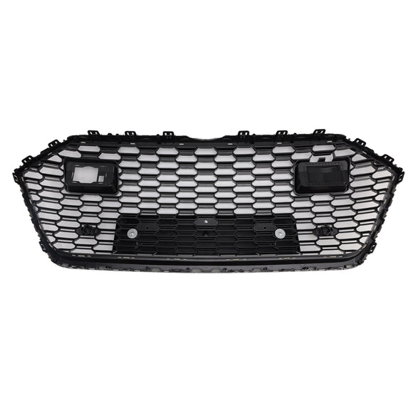 2019-2024 Audi A7 / A7 Sline / S7 C8 RS Style Grille Honeycomb Black Front Bumper Grill W/ ACC