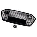 2019-2024 Audi A7 / A7 Sline / S7 C8 RS Style Grille Honeycomb Black Front Bumper Grill W/ ACC-9