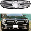 2020-2022 Mercedes-Benz X253 GLC200 GLC250 GLC300 Diamond Grill Voorbumper Chrome Vervanging Grille-3
