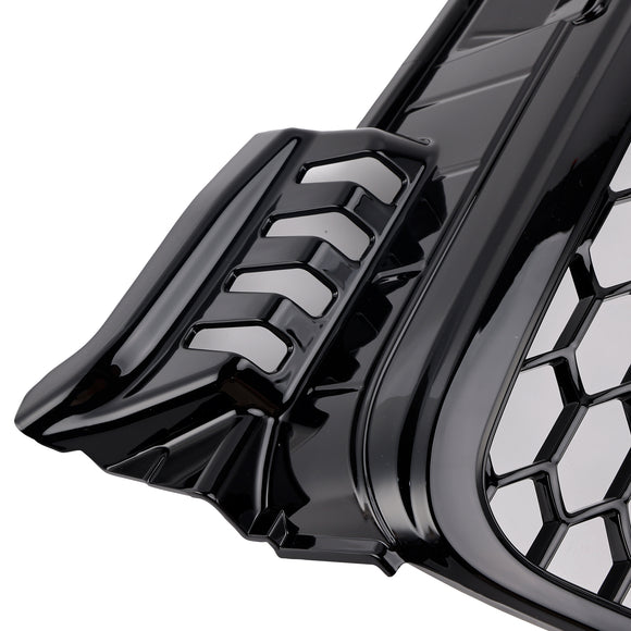 Audi A4 B7 2005-2008 RS Style Front Grille Upper Bumper Honeycomb Mesh Black Grill