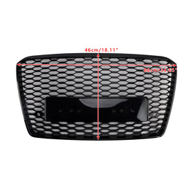 Audi A8/S8 2015-2017 RS Front Grill Grade superior do preto da malha RS do favo de mel da grade dianteira - 0