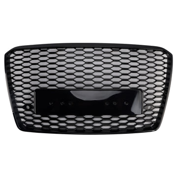 2015-2017 Audi A8 S8 RS Style Honeycomb Grille Front Bumper Black Replacement Grill