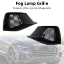 Audi Q8 S-Line/SQ8 2018-2023 2 STUKS Voorbumper Ondergrill Mistlampgrill Zwarte afdekking-5