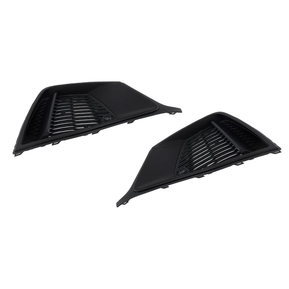 Audi Q8 S-Line/SQ8 2018-2023 2 STUKS Voorbumper Ondergrill Mistlampgrill Zwarte afdekking