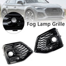 2021-2025 Audi Q5 Sline/SQ5 a nido d'ape Fendinebbia Griglia Paraurti anteriore Griglia inferiore Copertura nera-3