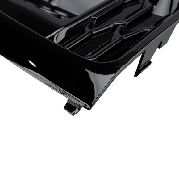 2021-2025 Audi Q5 Sline/SQ5 a nido d'ape Fendinebbia Griglia Paraurti anteriore Griglia inferiore Copertura nera