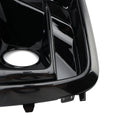 2021-2025 Audi Q5 Sline/SQ5 a nido d'ape Fendinebbia Griglia Paraurti anteriore Griglia inferiore Copertura nera-16