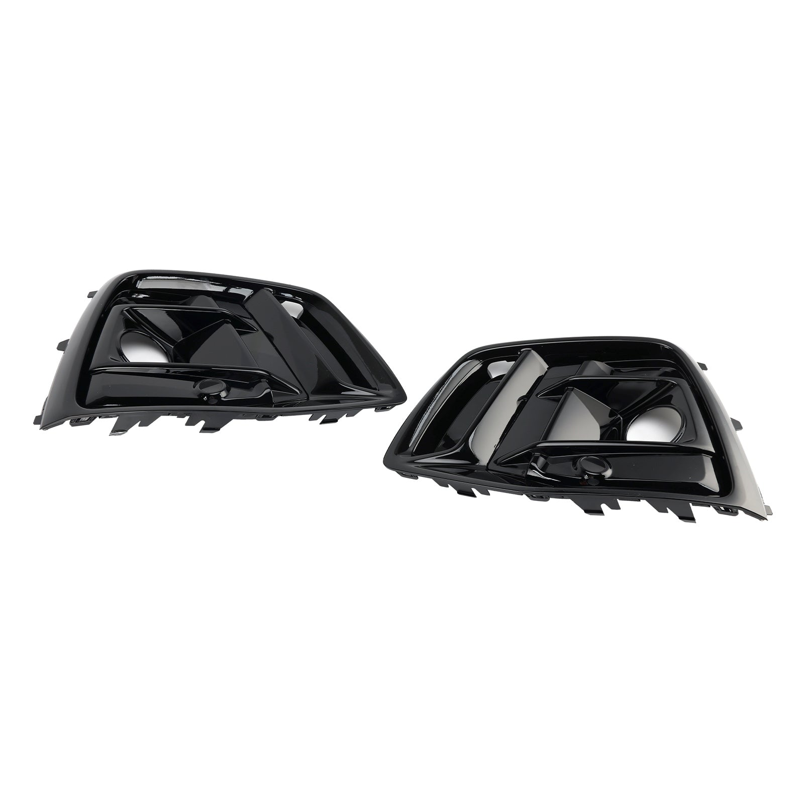 2021-2025 Audi Q5 Sline/ SQ5 Rejilla de luz antiniebla tipo panal parachoques delantero parrilla inferior cubierta negra