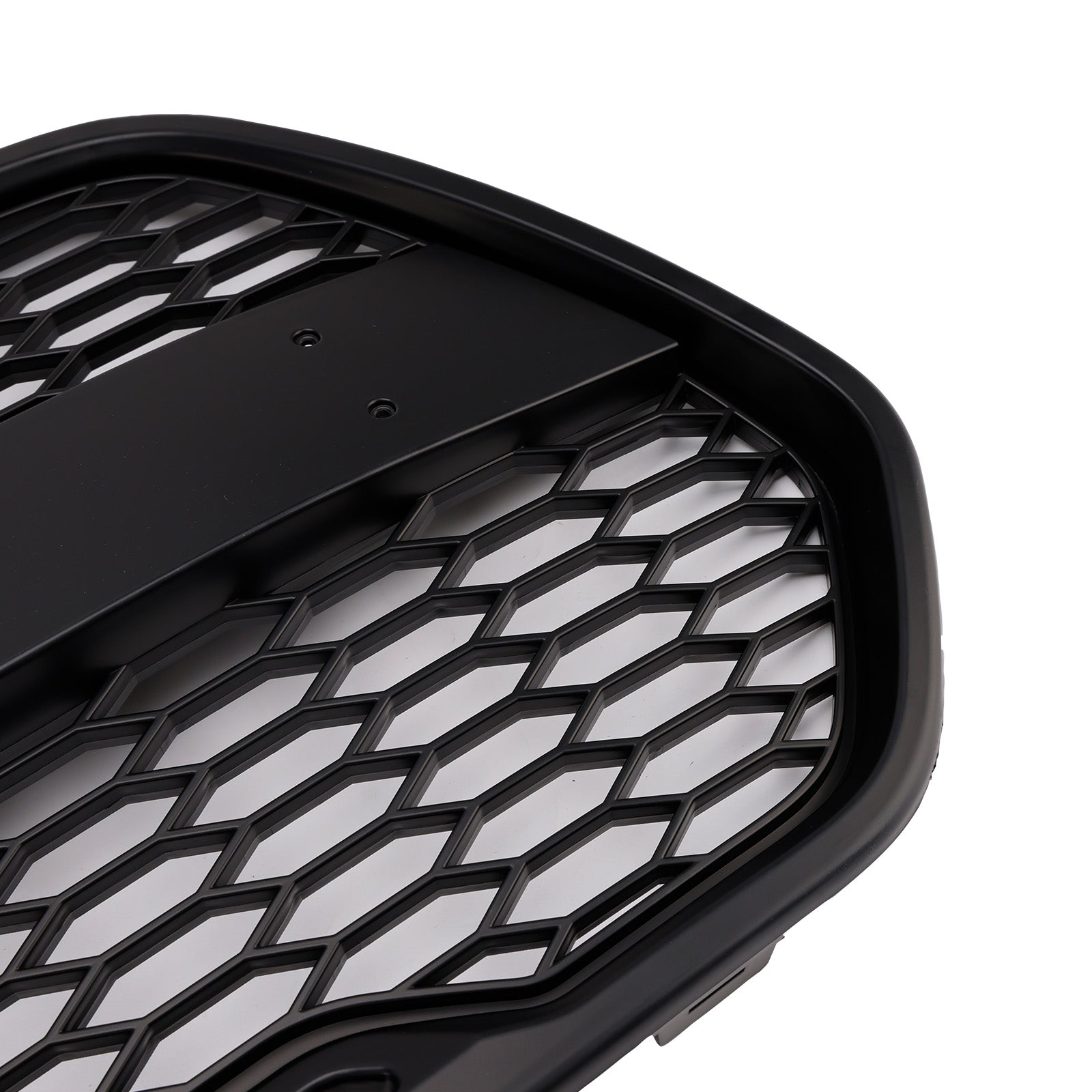 Ford Transit 150 250 350 350H 2015-2019 Parrilla delantera Raptor Parachoques delantero negro Parrilla de panal con LED