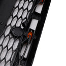 Ford Transit 150 250 350 350H 2015-2019 Grade dianteira Raptor Grade preta em formato de favo de mel com LED-8