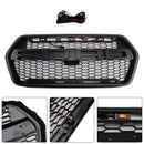 2019-2025 Ford Transit 150 250 350 350H Calandre de style Raptor Calandre de pare-chocs avant avec lumière LED-6