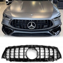Mercedes Classe CLA W118 Grille de pare-chocs avant noire style GTR C118 2024-2025-1