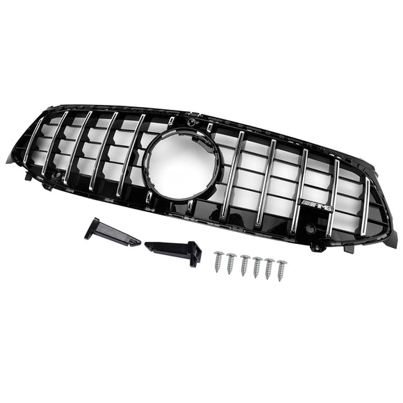 Mercedes Benz Clase CLA 2024-2025 W118 Parrilla delantera cromada estilo C118 GTR