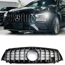 2024-2025 Mercedes Benz CLA-Class W118 C118 GTR Style Grille Front Bumper Chorme Grill-4