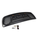 Dodge RAM 1500/2500/3500 2002-2005 Big Horn Style Grill Amortecedor dianteiro Grade de substituição preta COM/LED-16