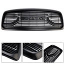 Dodge RAM 1500/2500/3500 2002-2005 Big Horn Style Grill Amortecedor dianteiro Grade de substituição preta COM/LED-24