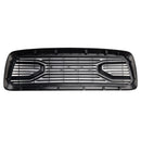Dodge RAM 1500/2500/3500 2002-2005 Big Horn Style Grill Amortecedor dianteiro Grade de substituição preta COM/LED-22